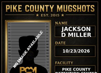 JACKSON D MILLER Pike County Kentucky arrest booking