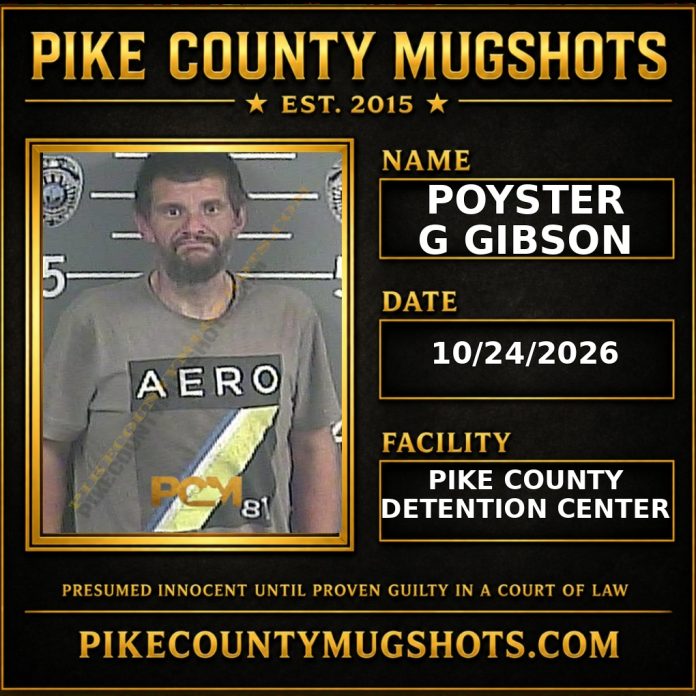 POYSTER G GIBSON Pike County Kentucky arrest booking
