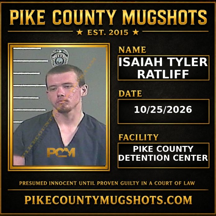 ISAIAH TYLER RATLIFF Pike County Kentucky arrest booking