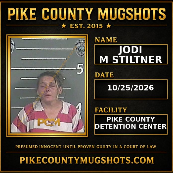 JODI M STILTNER Pike County Kentucky arrest booking