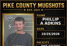 PHILLIP A ADKINS Pike County Kentucky arrest booking