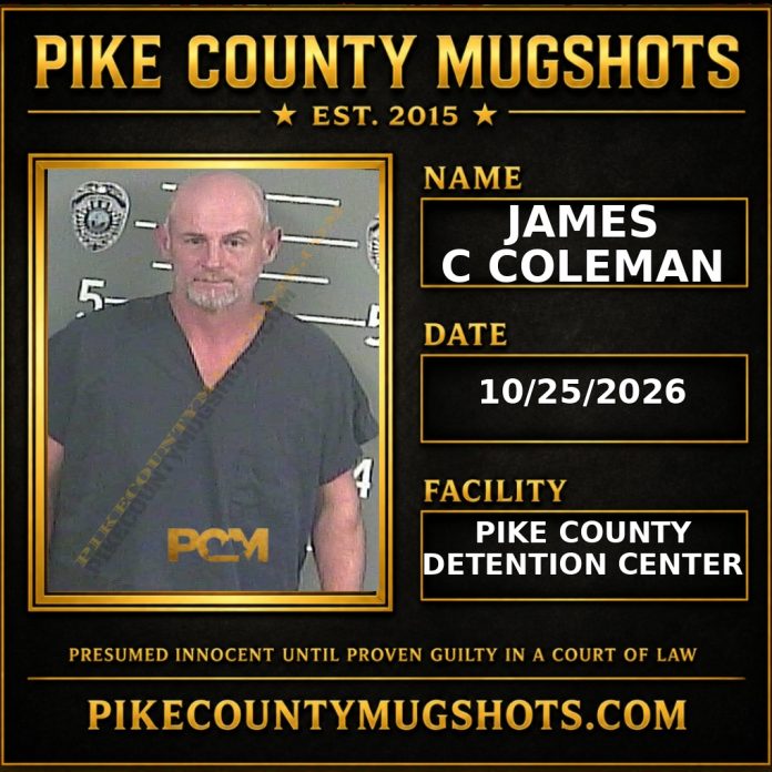 JAMES C COLEMAN Pike County Kentucky arrest booking