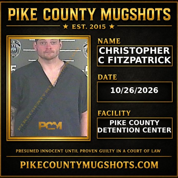 CHRISTOPHER C FITZPATRICK Pike County Kentucky arrest booking