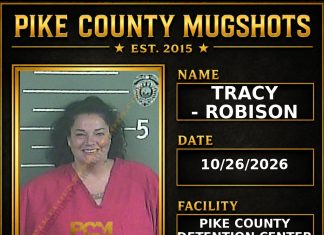 TRACY – ROBISON Arrest Booking in Pike County Kentucky TRACY - ROBISON Pike County Kentucky arrest booking