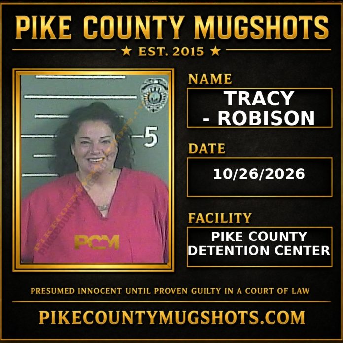 TRACY - ROBISON Pike County Kentucky arrest booking