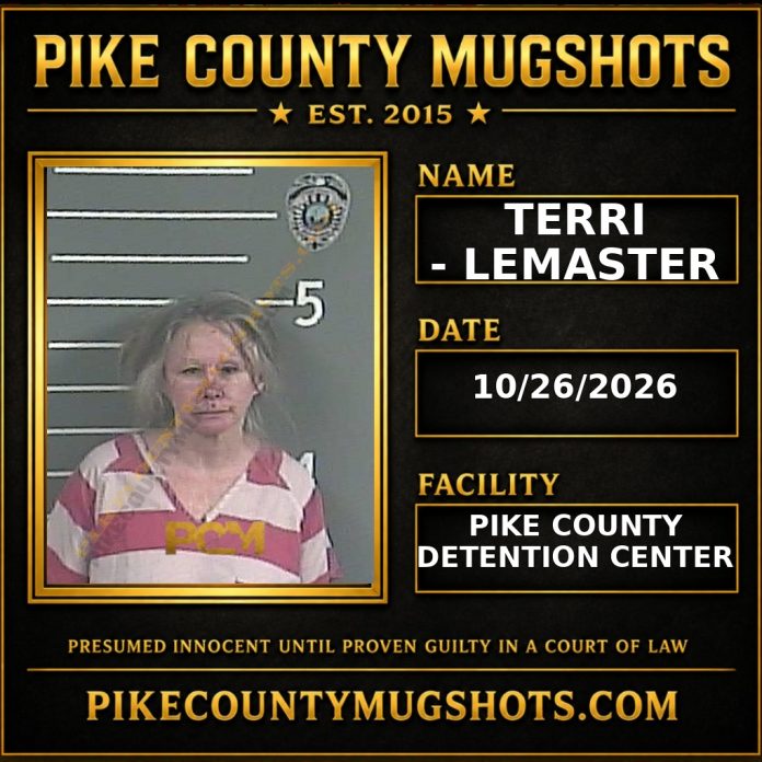 TERRI - LEMASTER TERRI - LEMASTER Pike County Kentucky arrest booking