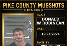 DONALD W RUBINCAN Pike County Kentucky arrest booking