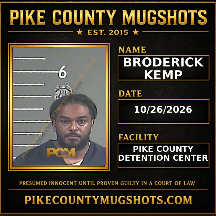 BRODERICK KEMP Pike County Kentucky arrest booking