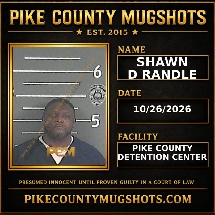 SHAWN D RANDLE Pike County Kentucky arrest booking