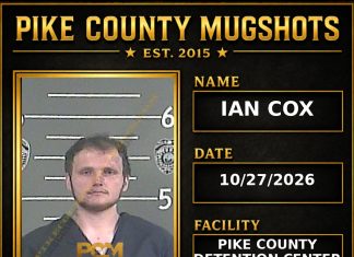 IAN COX Pike County Kentucky arrest booking