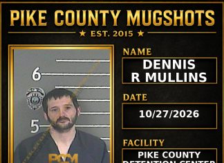 DENNIS R MULLINS Pike County Kentucky arrest booking