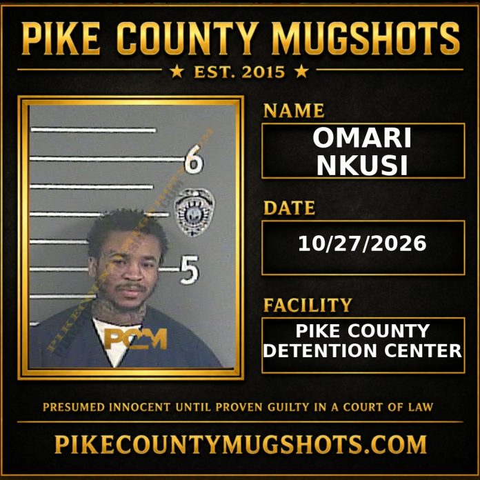 OMARI NKUSI Pike County Kentucky arrest booking