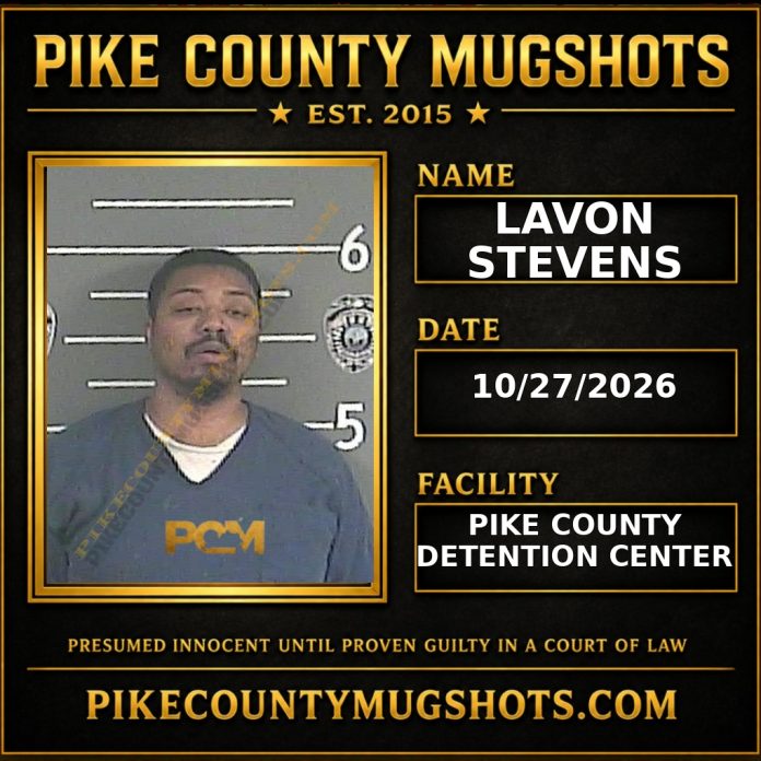 LAVON STEVENS Pike County Kentucky arrest booking
