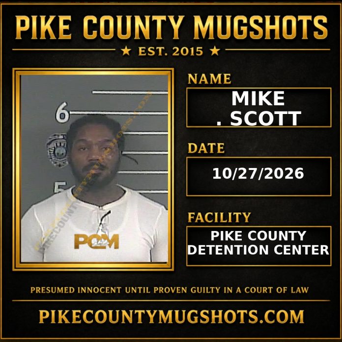 MIKE . SCOTT Pike County Kentucky arrest booking