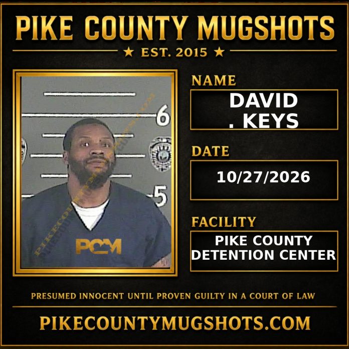 DAVID . KEYS Pike County Kentucky arrest booking