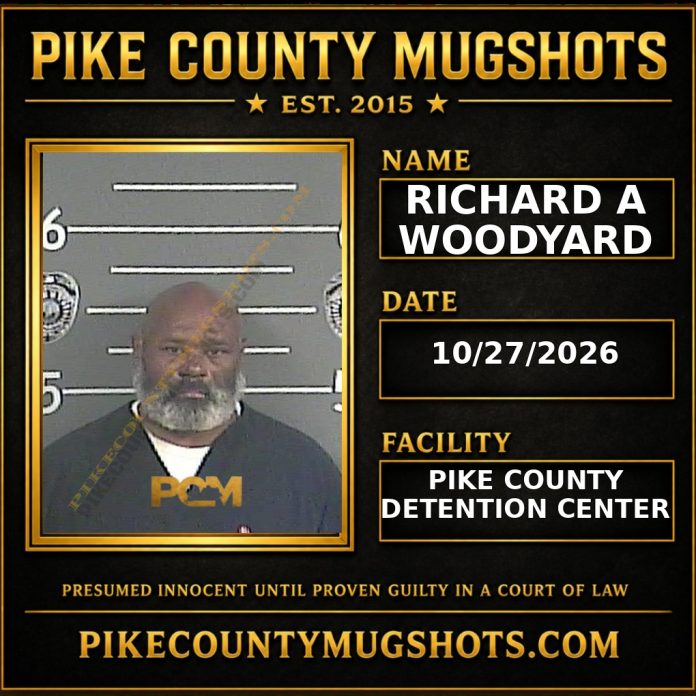 RICHARD A WOODYARD Pike County Kentucky arrest booking