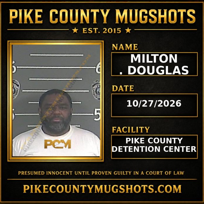 MILTON . DOUGLAS Pike County Kentucky arrest booking