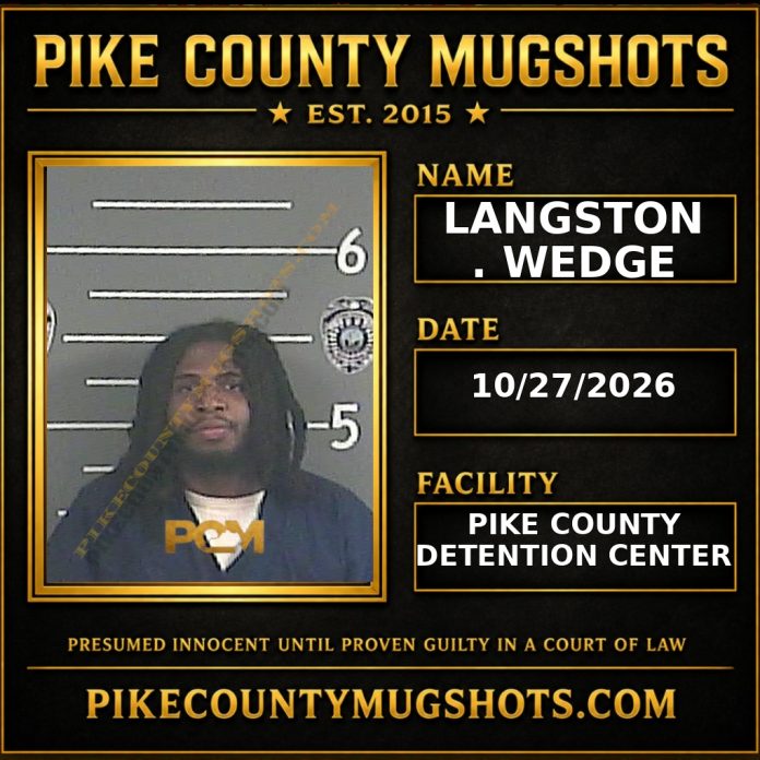 LANGSTON . WEDGE Pike County Kentucky arrest booking