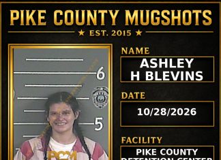 ASHLEY H BLEVINS Pike County Kentucky arrest booking