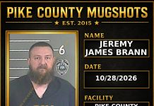 JEREMY JAMES BRANN Pike County Kentucky arrest booking