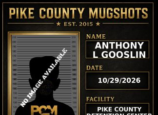 ANTHONY L GOOSLIN Pike County Kentucky arrest booking