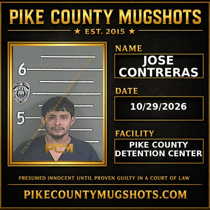 JOSE CONTRERAS Pike County Kentucky arrest booking