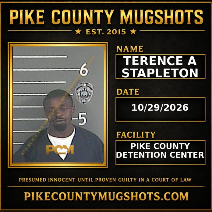 TERENCE A STAPLETON Pike County Kentucky arrest booking