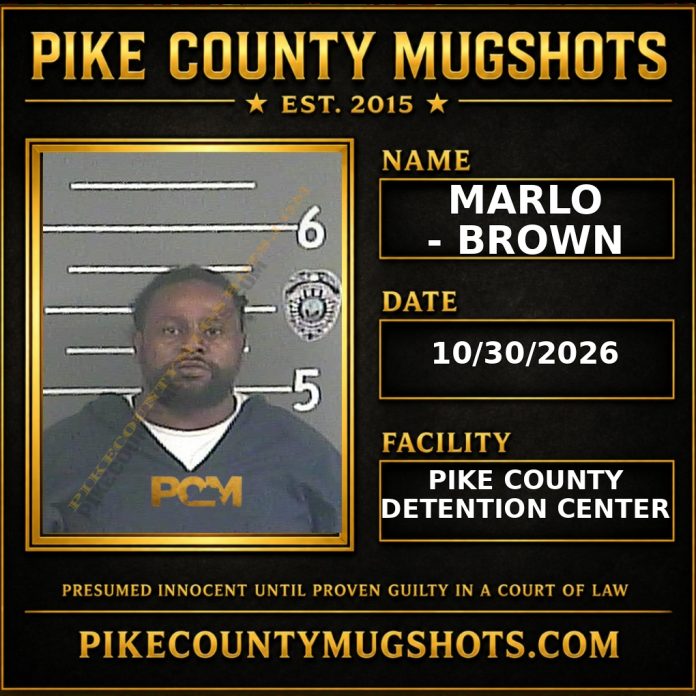 MARLO - BROWN Pike County Kentucky arrest booking