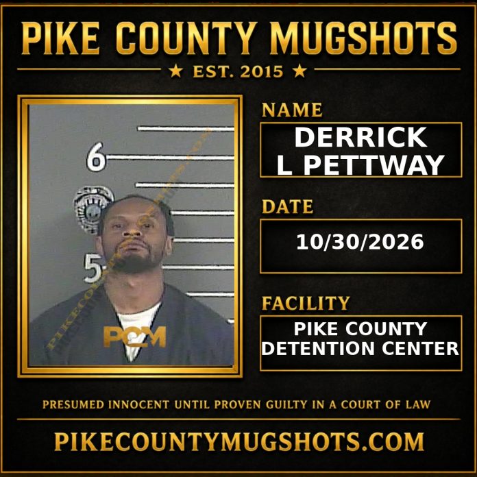 DERRICK L PETTWAY Pike County Kentucky arrest booking