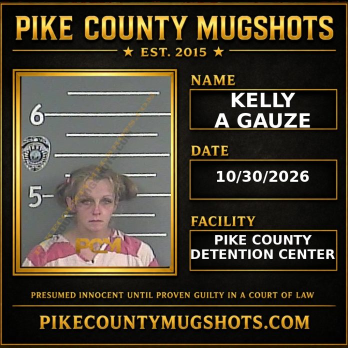 KELLY A GAUZE Pike County Kentucky arrest booking