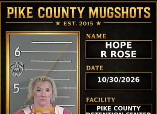 HOPE R ROSE Pike County Kentucky arrest booking
