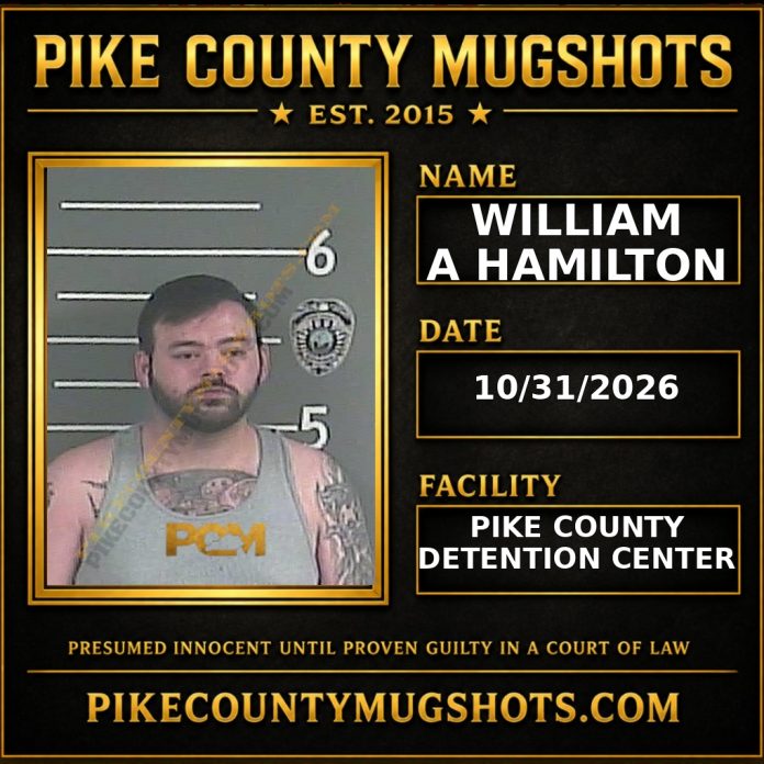 WILLIAM A HAMILTON WILLIAM A HAMILTON Pike County Kentucky arrest booking
