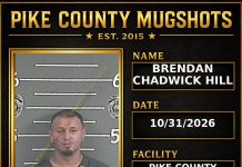 BRENDAN CHADWICK HILL Pike County Kentucky arrest booking