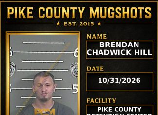 BRENDAN CHADWICK HILL Pike County Kentucky arrest booking