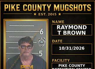 RAYMOND T BROWN Pike County Kentucky arrest booking