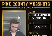 CHRISTOPHER C PARTIN Pike County Kentucky arrest booking
